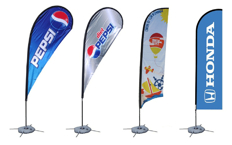 flying banner stand
