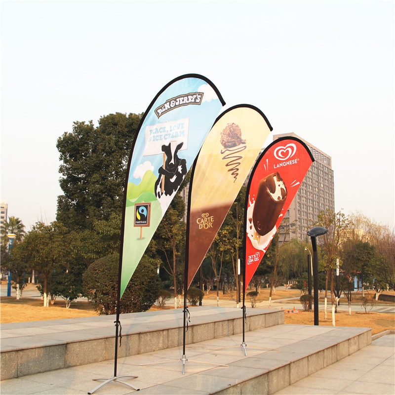 free shipping for 2 8m teardrop flagpole fabric national flying font b banner b font country